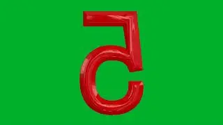 Number 5 Loop Copyright Free Green Screen/Chroma Key