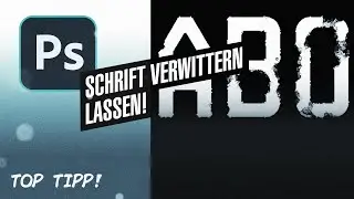 Photoshop - Schrift verwittert aussehen lassen [TOP]