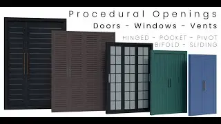 Procedural Openings V 1.3.0 Arch and Custom Profile Openings