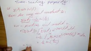Time Scaling Property in Signal | Digital Signal Tutorial