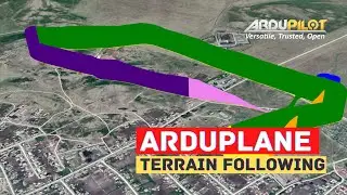Ardupilot. Arduplane. Terrain Following. Customization and use