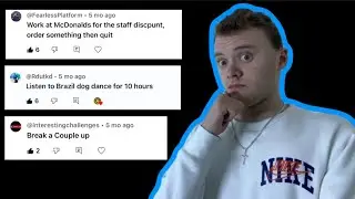 Doing Whatever The Top Comment Is on This Video Part 3
