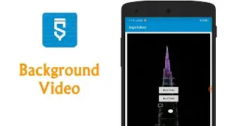 How to show video in background - Sketchware