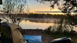 Осенний карпфишинг 2025! Рыбалка с ночевкой осенью на красивом водоеме! Ловля карпа осенью | Часть 1