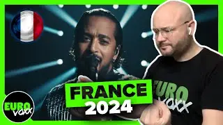 FRANCE EUROVISION 2024 REACTION: Slimane - Mon amour