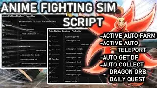 [UPDATED] Anime Fighting Simulator Script Hack GUI | Give Champions | Auto Farm | *PASTEBIN 2021*