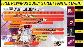 STREET FIGHTER CALENDAR FREE REWARDS | FREEFIRE NEW EVENT | STREET FIGHTER FREEFIRE | FF NEW EVENT
