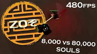 ZOぞ Samurai - 8,000 vs 80,000 Souls | Roblox 480FPS