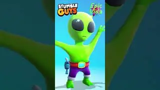 Rare Green Alien : Stumble Guys  🤣
