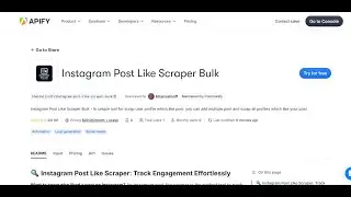 instagram post like profile data scraper