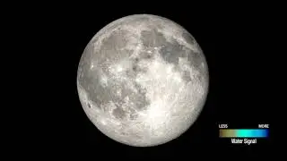 New Map Reveals Distribution of Water Near Moon's South Pole