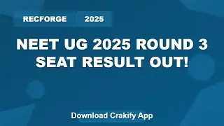 NEET UG 2025 Round 3 Seat Allotment Result Declared | Check Now!