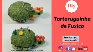 Diy tartaruguinha de fuxico