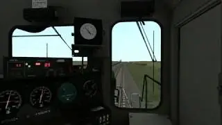 Trains on the Computer: Searchlight Simulations BN SD40-2 Strobe on Montana Hi-Line