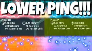 How to get lower ping in FORTNITE Windows 10/11- 0 PING IN CHATPER 4