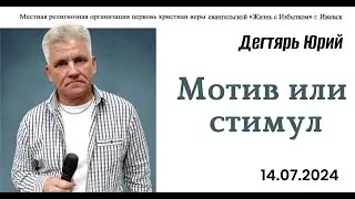 Мотив или Стимул. Ю.Дегтярь.14.07.24.
