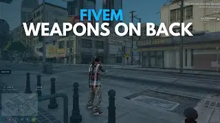 FiveM Weapon Sling / Weapon On Back - FiveM Script | Qbcore Script
