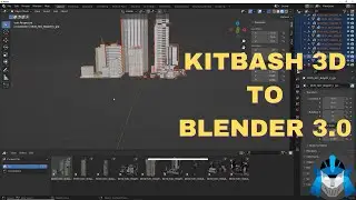 Importing Kitbash3D files with Blender 3.0 asset browser