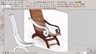 trik membuat kursi jepara dengan sketchup