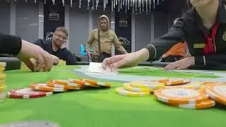 Игра в турнире. Кэш. Отличные результаты.