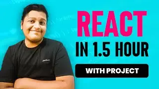 Learn React JS with Project in Hindi | React Tutorial for Beginners | React Project Crash Course