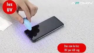 Colocar Cristal Templado Curvo UV Apokin [Vidrio Templado]