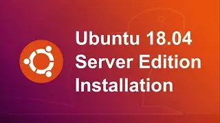 Ubuntu 18.04 install server - Ubuntu installation