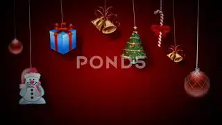 Merry Christmas Elements animation | Download Link In Description
