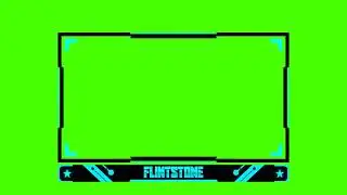 Blue Facecam with customized animated name for @flintstoneyt7960 @khilanmalde