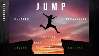 Jump between sheets in Excel - 3 ways