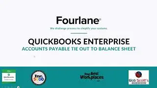 Fix Accounts Payable and Tie Out to Balance Sheet