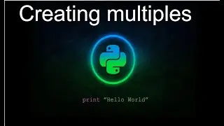 Creating multiples of a number in python