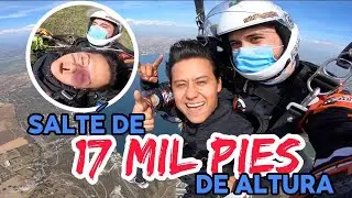 Mi 1er SALTO EN PARACAÍDAS 😱😫 | Julio iero