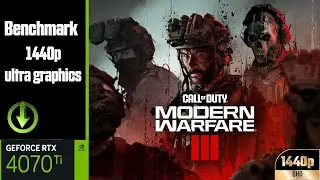 RTX 4070 ti - Call Of Duty MW3 ULTRA GRAPHICS 1440p