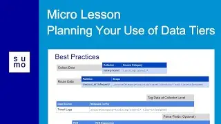 Microlesson: Planning Your Use of Data Tiers
