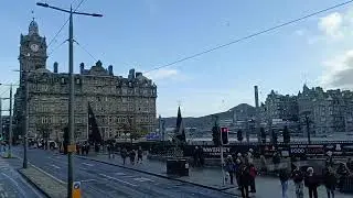 A quiet ride through Edinburgh, Scotland 