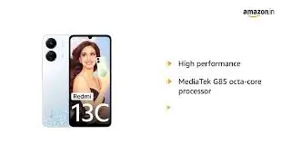 Redmi 13C 4GB 128GB 4G MediaTek Helio G85 90Hz Display