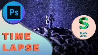 Astronaut Poster in Space | Timelapse Photoshop Editing Tutorial