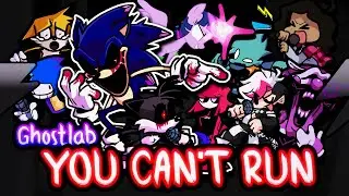 You Cant Run Ghostlab but Every Turn a Different Character Sings 🎶⚡(FNF Sonic.exe Everyone Sings It)