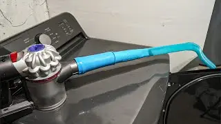 How to clean lint out of your dryer - vacuum attachment