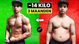 In 3 MAANDEN 14 kilo afvallen met behoud van spiermassa. Droog trainen documentaire. Schema en tips.