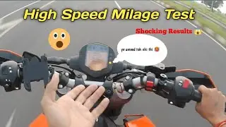 High Speed Milage Test In KTM duke 200 bs6 2023 Model || Duke 200 bs6 Milage Test ||1st in YouTube