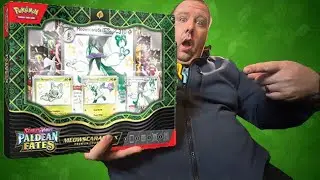 Paldean Fates Shiny Meowscarada ex Premium Collection Box - Product Review