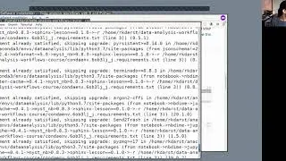 Set up an anaconda environment from environment.yml, Linux (Data Analysis Workflows)