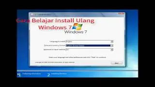 Tutorial!! Cara Install Windows 7