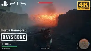 Days Gone - Iron Butte Ranch Horde (Keep Them Safe Mission) Gameplay [PS5 - 4K/60fps]
