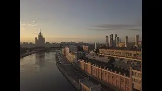 Рассвет над Москвой/Mavic Pro