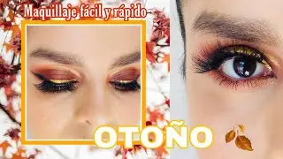 Maquillaje en tonos café , 