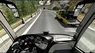 Setra 516: Mastery of Driving on Austrian Hairpins in ETS2