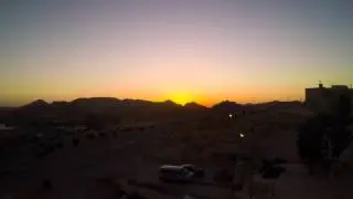 Sunset over Petra